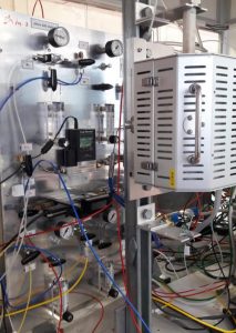 various gas mixing SOFC testing stands